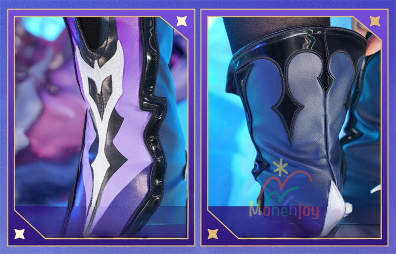 Monenjoy 崩壊スターレイル　セイレンス　Hysilens 女騎士 オンパロス シューズカバー付　3d樹脂髪飾り　コスプレ衣装 プロ仕様