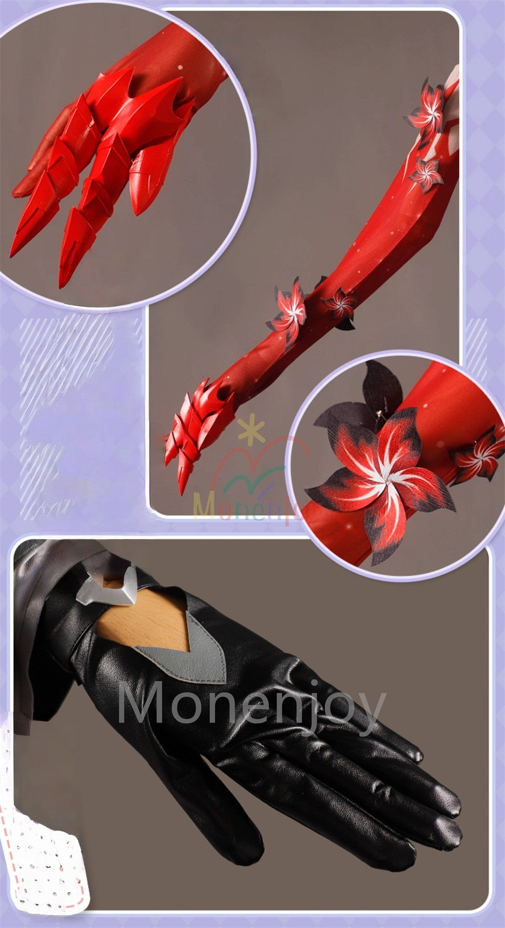 Monenjoy　崩壊スターレイル　集真赤　黄泉　コスプレ衣装　  巡海レンジャー　Acheron　Galaxy Ranger　コスチューム　豪華パーツ　 MONENJOY