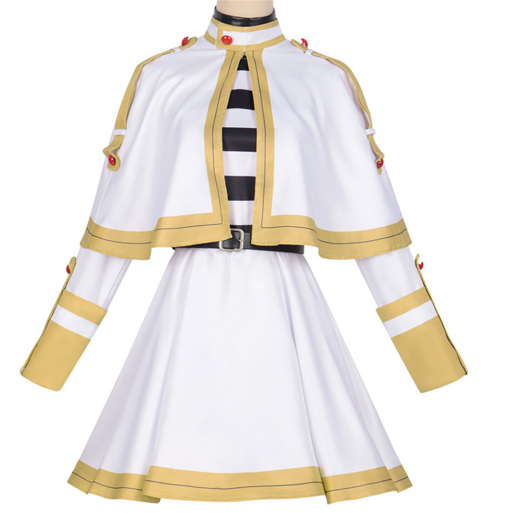 Monenjoy 葬送のフリーレン 魔法使い　ヒンメル　勇者　ヒンメル　ハイター　リーニエ　リュグナー　フランメ　シュタルク　フェルン　フリーレン　感謝祭　コスチューム　変装　ハロウィン　舞台衣装　撮影　コスプレ - Monenjoy