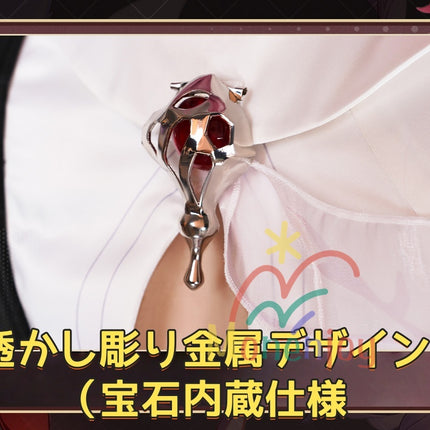 Monenjoy　崩壊スターレイル　長夜月　コスプレ衣装　記憶なのか　金属製パーツ　三月なのか　靴カバー付き　黄金裔　オロニクス　コスチュームGS1942
