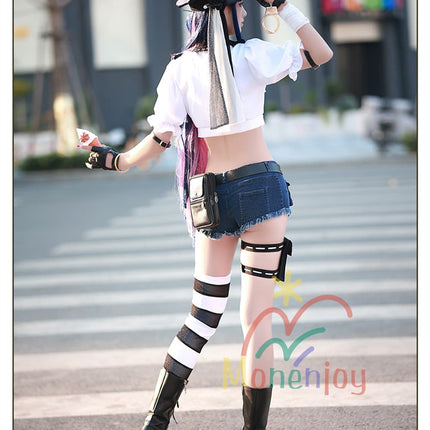Monenjoy パンティ&ストッキングwithガーターベルト  パンスト姉妹　ユニフォーム コスプレ衣装　 newpsg  NewPSG／#Newパンスト  New PANTY ＆ STOCKING with GARTERBELT