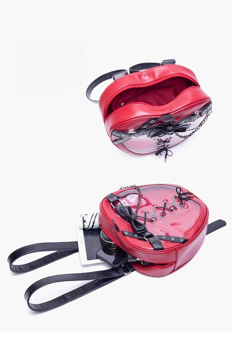 Monenjoy　痛バッグ　アニメ　地雷系　パンク　渋谷　原宿ファション　コスプレ　2次元　萌えグッズ　バックパック/リュック 可愛い　デザイン　装備品　アクセサリー - Monenjoy