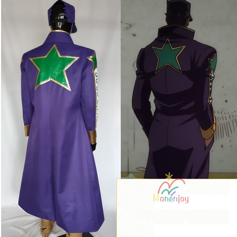 Monenjoy ジョジョの奇妙な冒険　空条承太郎　コスプレ衣装　帽子付　空条徐倫　コスプレ衣装　コスチューム　イベント