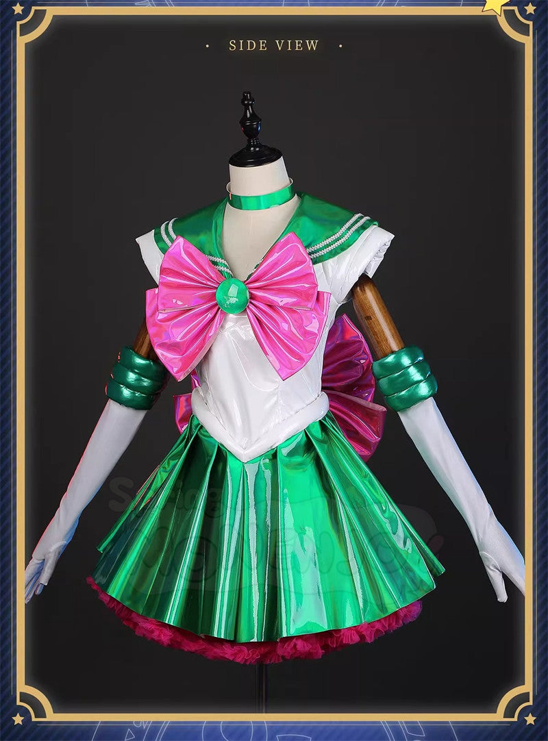 Monenjoy 美少女戦士セーラームーン SuperS　木野まこと　コスプレ衣装　コスチューム　 セーラージュピター　セーラースーツ Ver　GS1383　 - Monenjoy