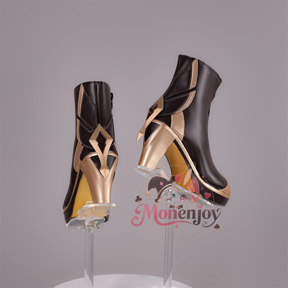 Monenjoy 原神　空 新たなる天地　ロングブーツ　靴　ブーツ　コスプレ　アクセサリー　撮影道具 MONENJOY