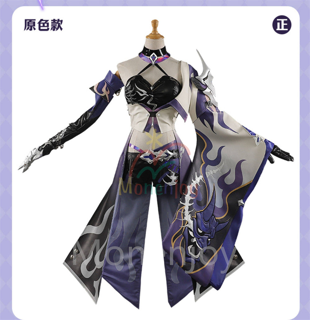 Monenjoy　崩壊スターレイル　集真赤　黄泉　コスプレ衣装　  巡海レンジャー　Acheron　Galaxy Ranger　コスチューム　豪華パーツ　 MONENJOY