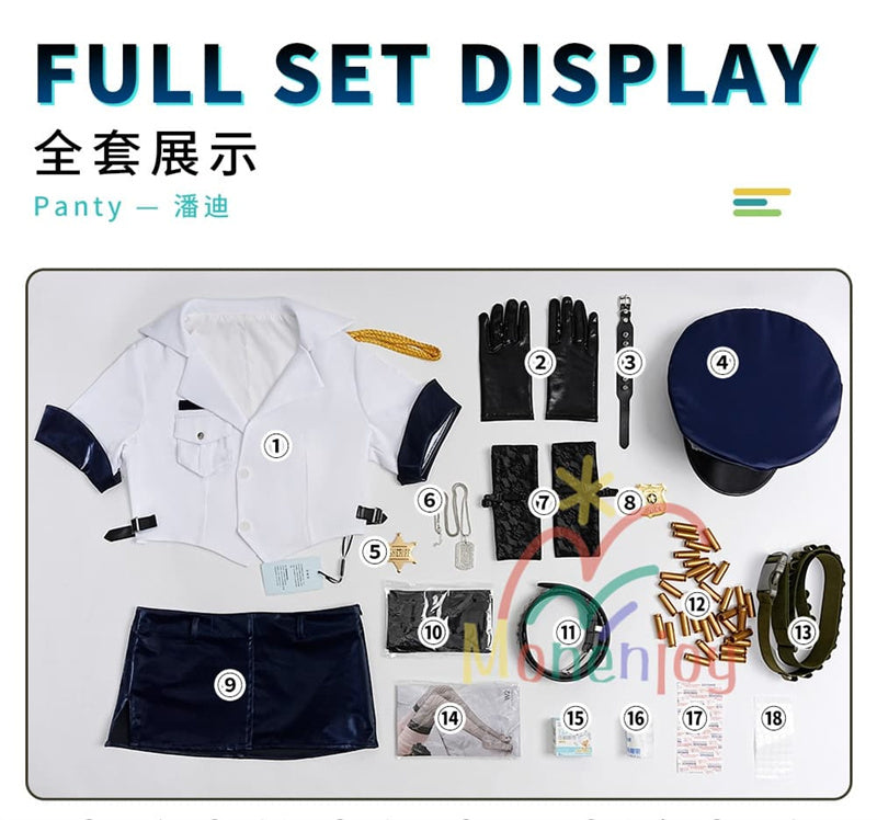 Monenjoy パンティ&ストッキングwithガーターベルト  パンスト姉妹　ユニフォーム コスプレ衣装　 newpsg  NewPSG／#Newパンスト  New PANTY ＆ STOCKING with GARTERBELT