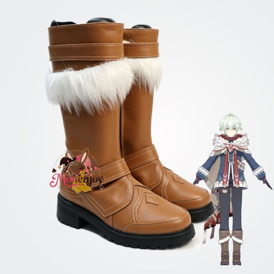 Monenjoy 原神 アリョーシャ コスプレ靴｜オーダーメイド・大きいサイズ対応 Monenjoy