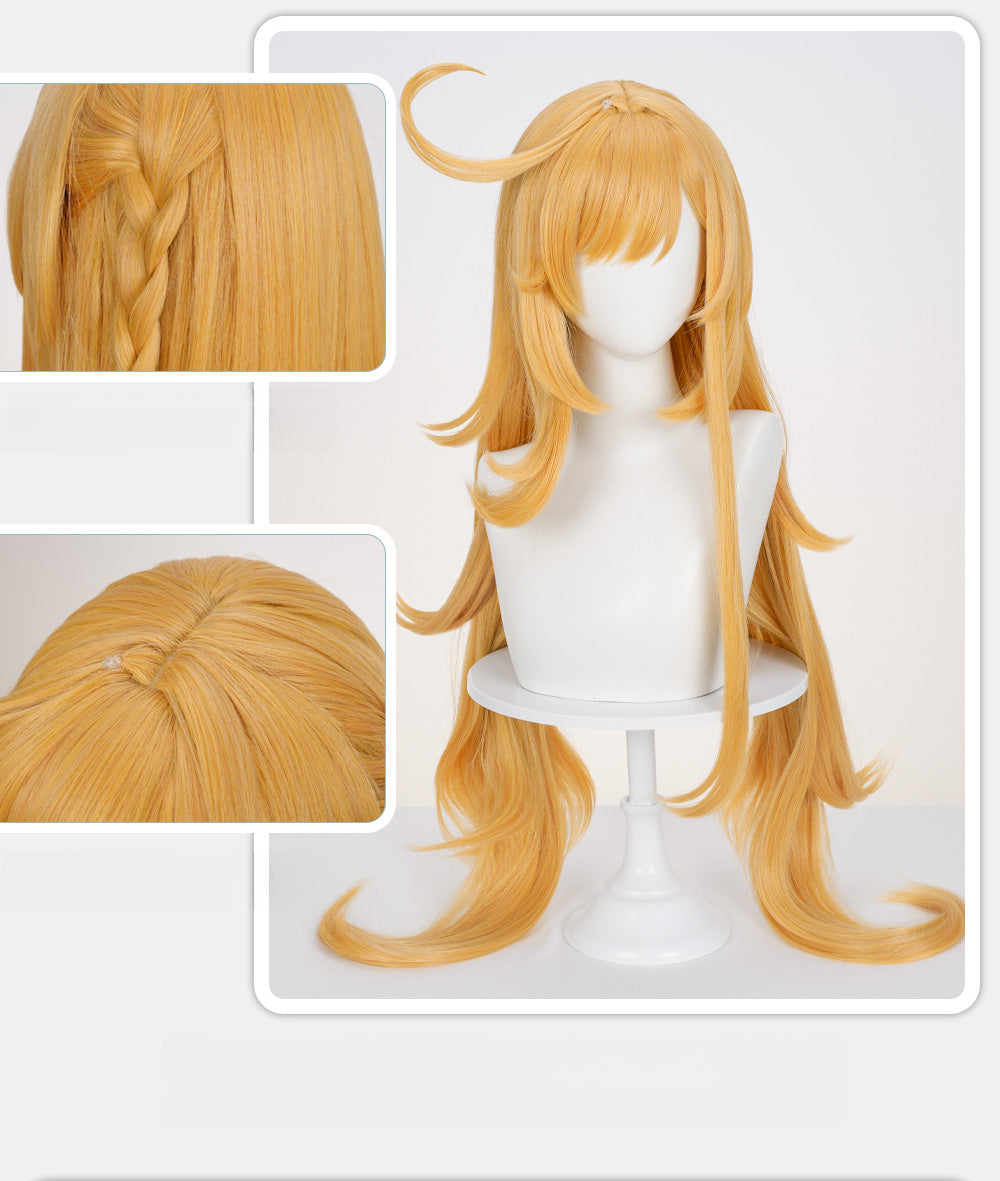 Monenjoy 原神 エスコフィエ / Escoffier 　ウィッグ　カツラ　コスプレ道具　全長約100cm - Monenjoy