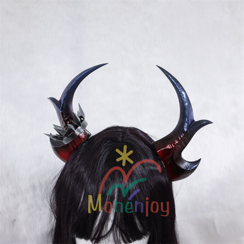 Monenjoy　　アークナイツ:エンドフィールド　Surtr レーヴァテイン 角　17cm　PLA材質　アクセサリー　ヘアアクセサリー　髪飾 スルト(史尔特尔　イベント　コスプレ道具