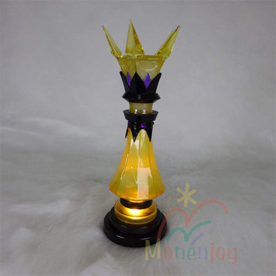 Monenjoy  崩壊スターレイル ケリュドラ  光るチェスセット 18cm PLA製 黄金裔 オンパロス COSPLAY道具 3Dプリント 幻想的な発光チェス（ゲーム・コスプレ小道具）