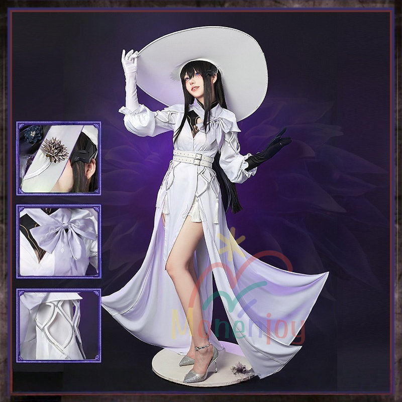 完売次第終了 SML納品　Monenjoy 崩壊スターレイル　コンスタンス　永火官邸　ダリア　コスプレ衣装　帽子付　天外衛星通信 　コスチューム　3d樹脂製パーツ ハロウィン