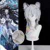 Monenjoy　アークナイツ　凛御シルバーアッシュ 　聖聆プラマニクス 110cm ココスプレ ウィッグ　鬘　コスチューム　ハロウィン　クリスマス　学園祭