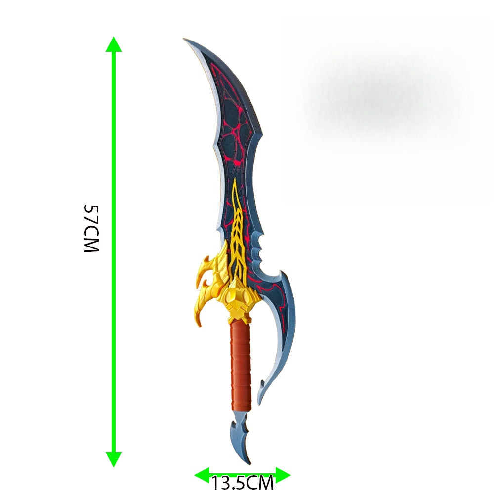 Monenjoy　俺だけレベルアップな件　俺アラ スカルクダガー　水篠旬　武器モデル　57cm　Petg材質　コスプレ道具　イベント　アクセサリー　나혼자만레벨업　ハロイン