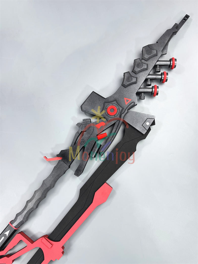 Monenjoy　アークナイツ　 ケオベ　コスプレ道具　180cm　武器モデル　レプリカ　 Ceobe　 木＋EVA材質　 明日方舟　 Arknights