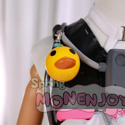 Monenjoy Zenless Zone Zero Yuzuha Ukinami Swimsuit Costume Clear Weather Monster Tanuki 3D Resin Parts + Bag Included Zen Zero/ZZZ Cosplay Costume