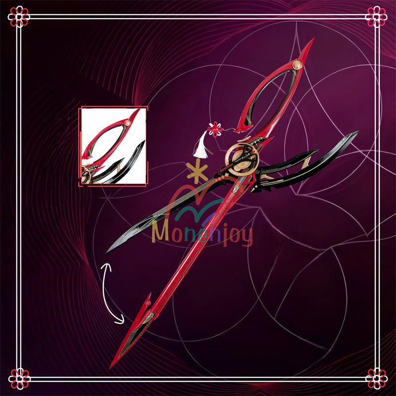 Monenjoy 鳴潮 千咲 コスプレ道具 ハサミ レプリカ 1.6m モチーフ武器