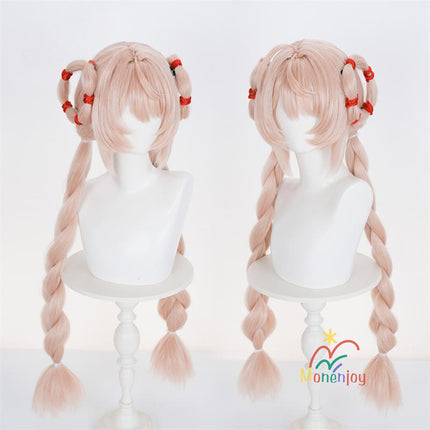 Monenjoy ゼンゼロ ザオ コスプレ ウィッグ　95cm　照　鬘　ケモナー衣装　Furry　テイル　モコモコ　ファーリー