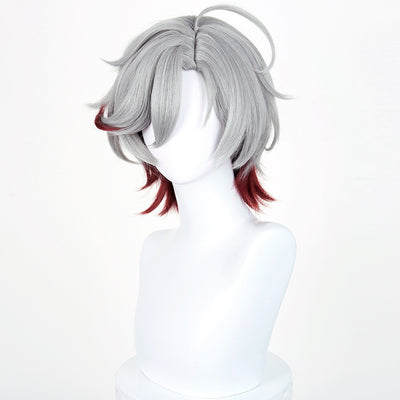 Monenjoy　原神 イルーガ ウィッグ 35cm 闇夜の燃芯 コスプレ 耐熱フルウィッグ Genshin Impact イルーガ かつら コスプレ道具