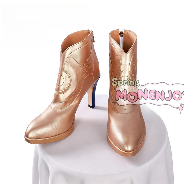 Monenjoy 崩壊スターレイル サフェル シューズ コスプレブーツ 靴  セファリアGS1372 - Monenjoy