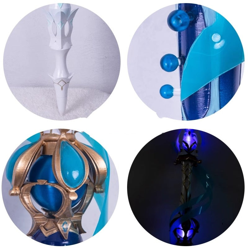 Monenjoy 原神　静水流転の輝き 　コスプレ道具　発光番　Splendor of Tranquil Waters　フリーナ　モチーフ武器　片手剣　イベントGS1195　 - Monenjoy