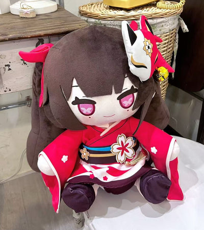 Monenjoy 崩壊スターレイル 花火 抱き枕型　綿人形 40cm プレゼント　アクセサリー　着せ替え可能　完全受注生産　中国輸入ハンドメイド品