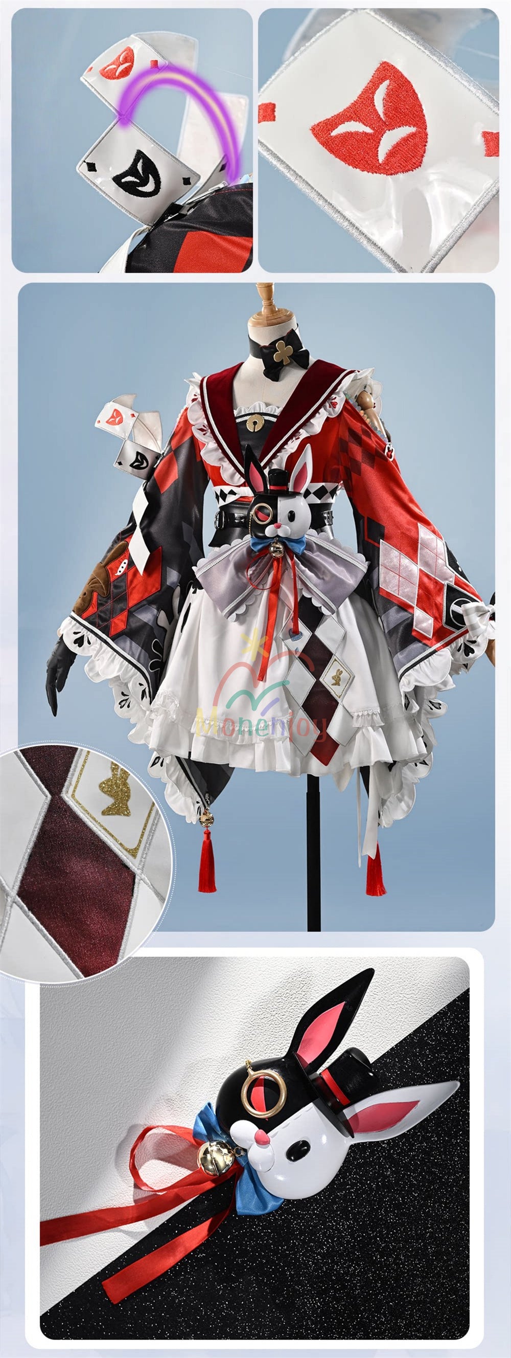 Monenjoy　崩壊スターレイル 火花 コスプレ衣装　Sparxie　Honkai: Star Rail　コスチューム　2種類選択　刺繍柄　金属製パーツ　イベント MONENJOY