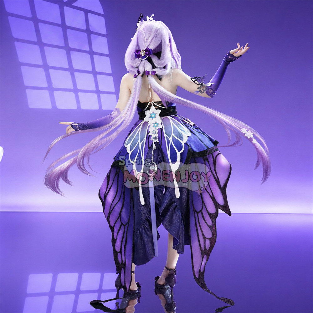Monenjoy　崩壊スターレイル　キャストリ　 儚き夢の舞 - キャストリス専用オリジナル礼服 ドレス　合金パーツ　豪華生地　イベント舞台対応 MONENJOY