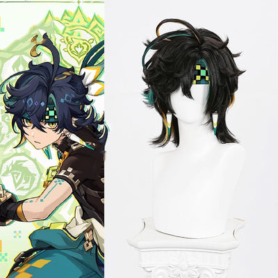 Monenjoy 原神 キィニチ ウィッグ　カツラ　コスプレ道具　イベント　 - Monenjoy