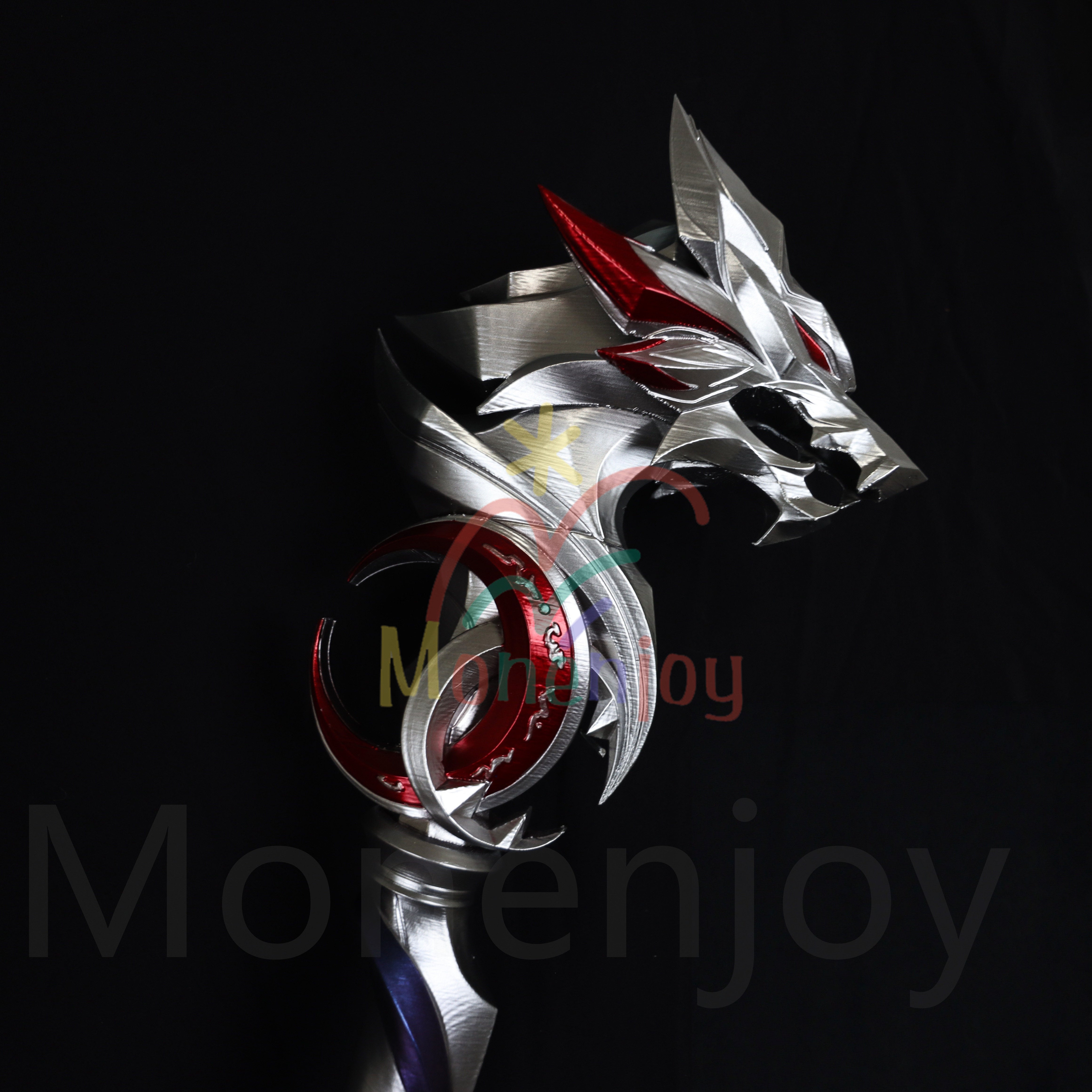 崩壊：スターレイル Phainon cosplay 道具杖 110CM Monenjoy 崩壊スターレイル 不死途 法杖 110cm PLA材質 マスク