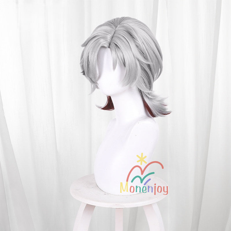 Monenjoy　原神　イルーガ ウィッグ　鬘　Illuga 　カツラ　イベント　アクセサリー　萌えグッズ　自然感　