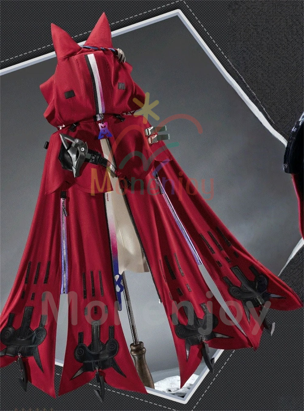 Monenjoy アークナイツ エンドフィールド ロッシ コスプレ衣装 3D樹脂