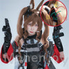 Monenjoy コスプレ衣装　 アークナイツ 星6　ギルベルタ　尻尾＋耳飾り＋イヤリング付　実物化　3d樹脂アクセサリー　 コスプレ衣装イベント Monenjoy