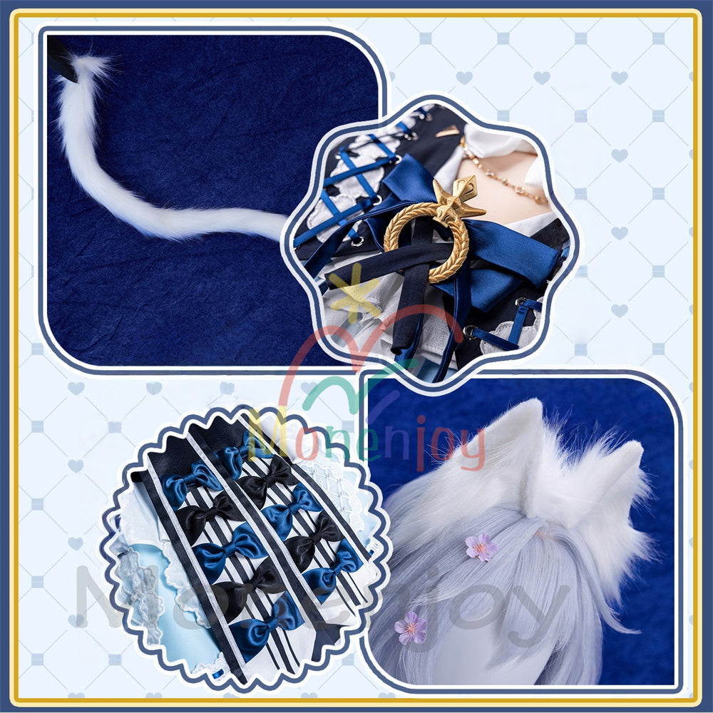 製品詳細の更新中 Monenjoy アークナイツ ロスモンティス 迷迭香 コスプレ衣装 猫耳・尻尾対応 | ローズマリー Monenjoy
