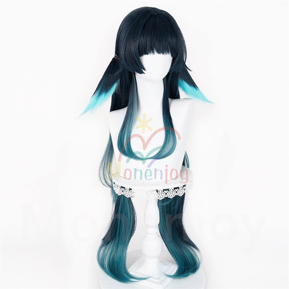 Monenjoy　原神　セラエノ　コスプレ　ウィッグ　カツラ　95cm　耐熱ウィッグ Celaeno　 Genshin Impact　Linnea　イベント MONENJOY