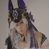 Monenjoy　原神　セノ　ヘルメット　コスプレ道具　武器モデル　舞台道具　FRP＋PUレザー　イベント