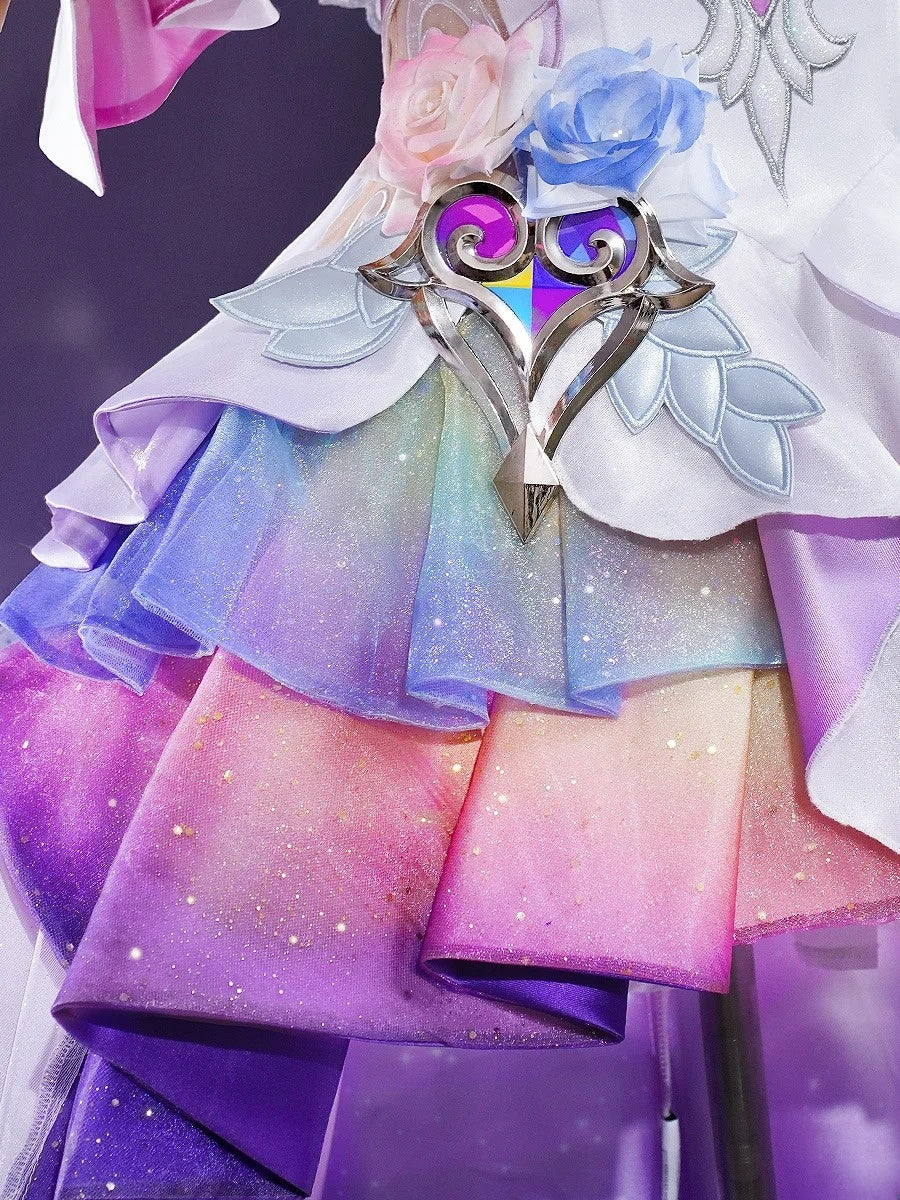 予約　Monenjoy 崩壊スターレイル　コスプレ　キュレネ　Cyrene 衣装　豪華　2.4m超ロング裾 　洋服　ワンピース　