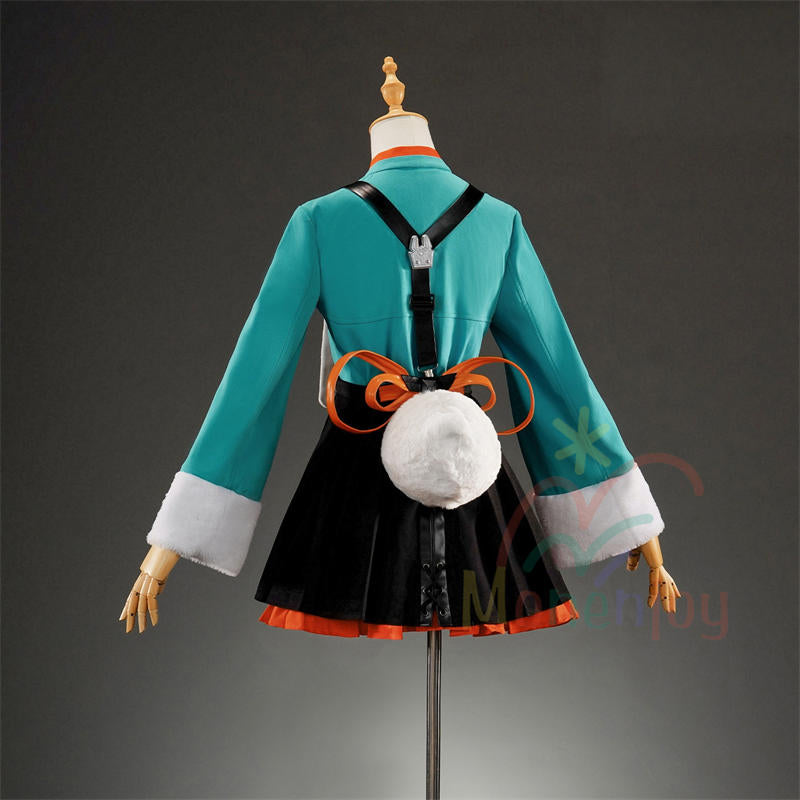 Monenjoy  ゼンゼロ ザオ コスプレ衣装　照　フワワワ　ケモナー衣装　Furry　テイル　モコモコ　ファーリー ウィッグ＋爪＋グローブ＋武器追加可能