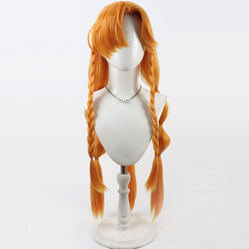 Monenjoy　鳴潮　シグリカ　コスプレ　SIGRIKA　ウィッグ 80cm　コスチューム　仮装　イベント 　鬘　耐熱ウィッグ マットシルク 自然感