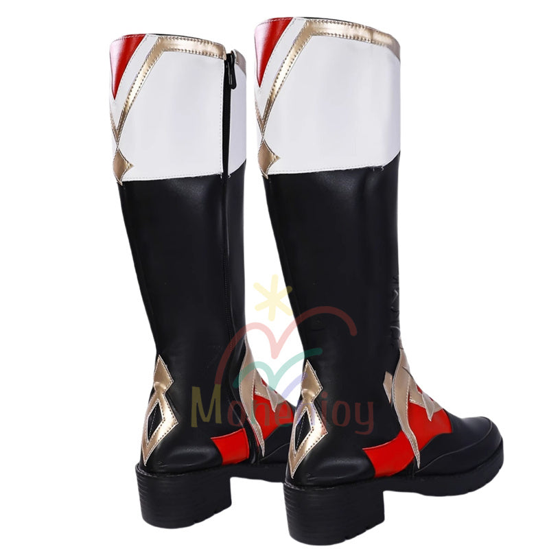 Monenjoy 原神 ダリア  シューズ　コスプレ衣装 Dahlia　ブーツ　人工革　イベントGS1432