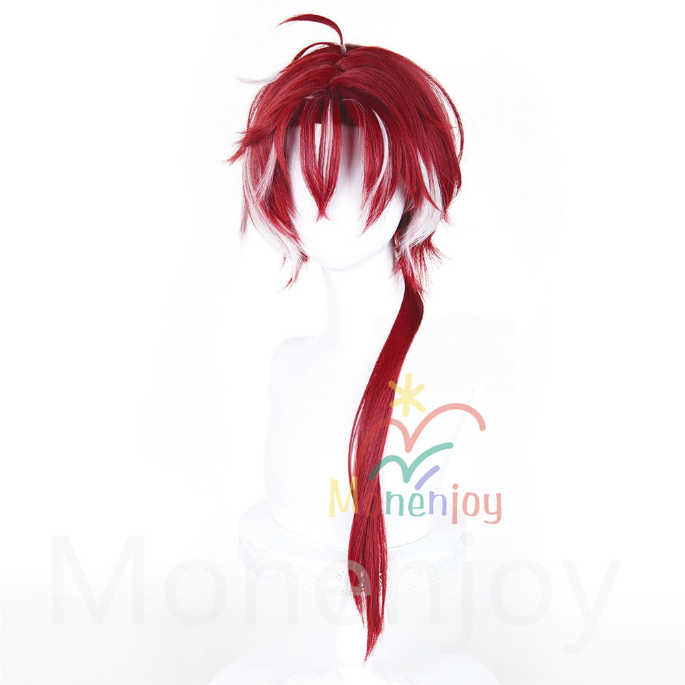 Monenjoy　アークナイツ　ベッローネ Bellone　ウィッグ　カツラ　75cm　耐熱ウィッグ　自然感  Arknights　Mサイズ フリーサイズ フルウィッグ 自然 かつら ハイトーン カール ストレート  wig 撮影道具 MONENJOY