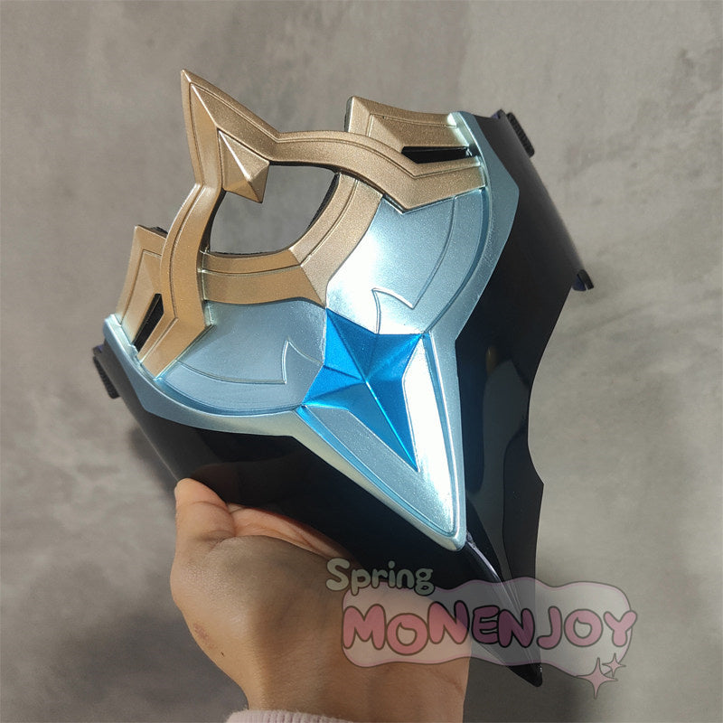 Monenjoy　原神　ドットーレ 博士 マスク　仮面　ファデュイ執行官　コスプレ道具　武器モデル 舞台・イベント用　舞台道具　19＊20cm