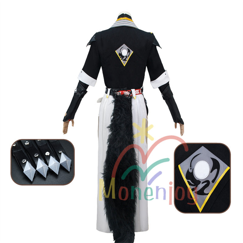 Monenjoy　ゼンゼロ　葉釈淵　コスプレ  ゼンレスゾーンゼロ　悪夢に縛られし者 尻尾追加購入　コスチューム　3d樹脂製パーツ　YeShiyuan　衣装