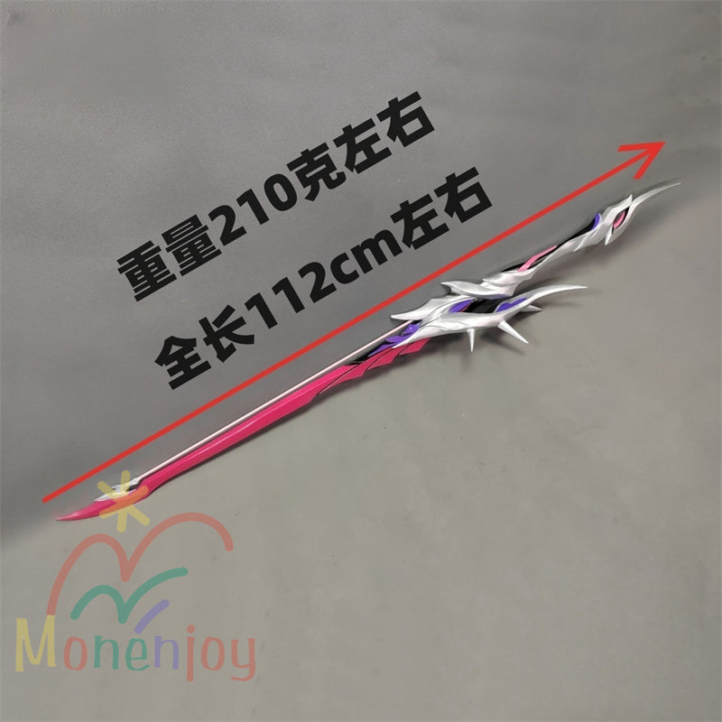 Monenjoy 崩壊スターレイル セイレンス コスプレ道具　110cm　片手剣　PLA樹脂プリント　武器モデル　工芸品　舞台道具