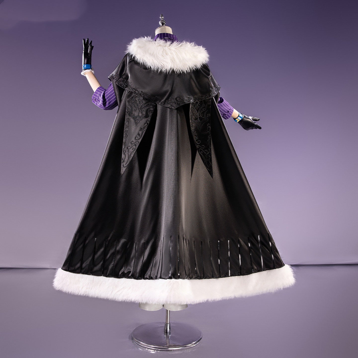 Monenjoy　アークナイツ 荒蕪ラップランド コスプレ衣装　明日方舟 実物化　コスチューム　Arknights イベント　 无序的谦卑 　ケープ付　仮装