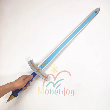 Monenjoy Genshin Impact Traveler One-Handed Sword Cosplay Prop Wooden Traveler Weapon Model GS1438