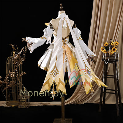 Monenjoy 原神　蛍　コスプレ衣装 　発光番　コスチューム　新たなる天地　コスチューム　3d樹脂製パーツ　 MONENJOY