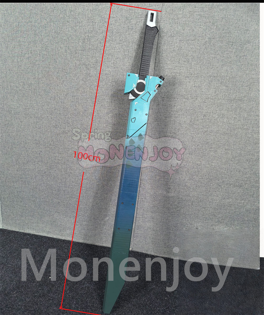 Monenjoy　エンドフィールド　チェン・センユー　 仰止　モチーフ武器　片手剣　100cmレプリカ アークナイツ　イベント舞台対応　 MONENJOY