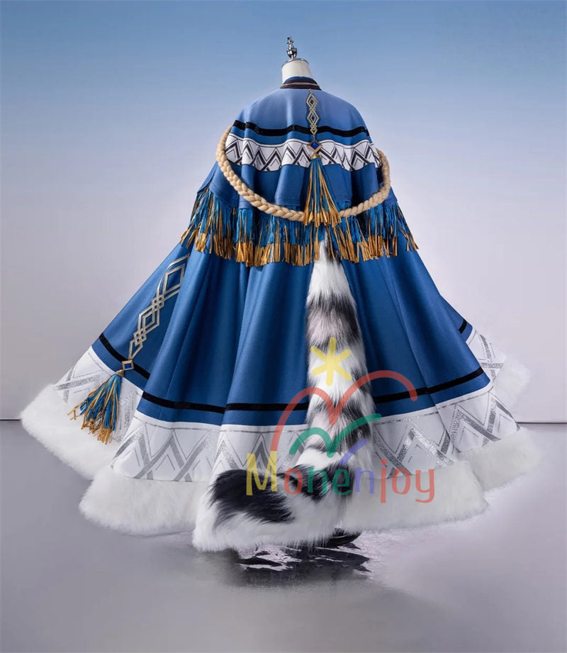 Monenjoy　アークナイツ　聖聆プラマニクス　コスプレ衣装　圣聆初雪　コスチューム　Pramanix the Prerita　イベント　仮装