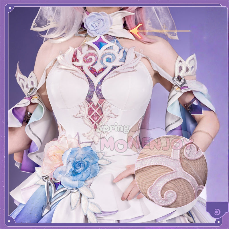 Monenjoy　崩壊スターレイル　キュレネ コスプレ衣装　Cyrene　ワンピース　洋服　エリュシオンの娘　